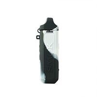 KKmod Silicone Case for Smok Rpm40 System Rubber Skin Cover Sleeve Shield Wrap (Blackwhite)