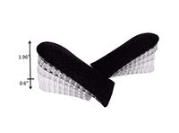 Peselina Silicone Height Increase Shoe Insoles Inserts Elevator Heels Inserts for Women and Men (4 Layers)