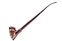 Dr Watson - 13.4"  Extra Long Churchwarden Wooden Tobacco Smoking Pipe, Tolkien's LOTR Hobbit Style (Symbol)