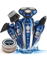 Venyn 4 In 1 Richor Rotatory Electric Shaver - Works for Wet, Dry Beard - Body Hair Trimmer - Water Resistant -Cordless Face Cleaner