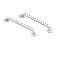 Moen 8724 Home 24-Inch Bathroom Grab Bar, Stainless AND Moen 8718 Home 18-Inch Bathroom Grab Bar, Stainless