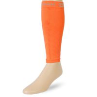 Zensah Calf/Shin Compression Sleeve (Single) - Neon Orange, X-Small
