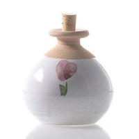 La Lavande Round Pot Diffuser, Pink Flower, 1 pc