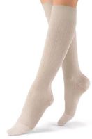 BSN Medical/Jobst 120207 Sosoft Sock, Knee High, 15-20 mmHg, Brocade, Closed Toe, Large, Black, Pair