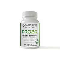 Complete Body Labs PRO20, Clinical Strength Probiotic Formula, 10 Billion Live Beneficial Bacteria Cultures + 10 Powerful & Proven Probiotic Strains, Promotes Bowel Regularity, Boost Immune System