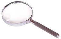 Levenhuk Zeno Handy ZH25 Classic Handheld Metal Reading Magnifier with 2X / 6X Magnification and 3.5 in (90 mm) Lens Diameter