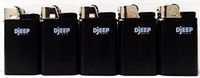 Djeep Lighter Assorted Colors (Black, Lot of 12)