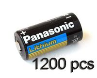 1200 pcs of Panasonic Lithium CR123A 3V Battery