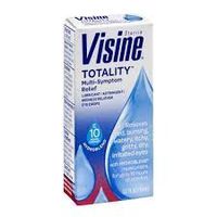 Visine Totality Multi-Symptom Relief for Red, Burning, Watery, Itchy, Gritty, Dry, Irritated Eyes 0.5oz (1 Box Only)