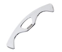 Stainless Steel Gua Sha Scraping Massage Tool - STICKON IASTM Tools Great Soft Tissue Mobilization Tool (L Shape)