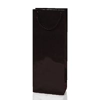 Black Euro Bags 5" X 13 1/4" | Quantity: 25 Gusset - 3"