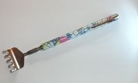 Telescopic Back Scratcher Floral Handle