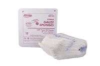 Dukal Gauze Sponge, Type VII, Sterile, X-Ray Detect, 12-Ply Premium, 8" x 4" (Pack of 480)