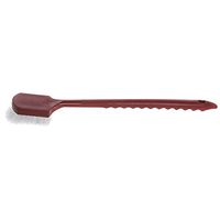 Carlisle White Teflon High Temperature Clean-Up Brush with Red Handle - 20"L