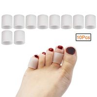 5 Pairs Pinky Toe Sleeve for Hammer Toes, Toe Tubes, Toe Protectors for Corns Remover, Callus Cushion, Bunion Treatment,Toe Splint Protector, Prevent Friction and Rubbing (Pinky Toe Sleeves)