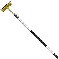 DocaPole 5-12 Foot Extension Pole + Squeegee & Window Washer Combo // Telescopic Pole for Window Cleaning // Includes 3 Sizes of Squeegee Blades // Extension Pole for Cleaning Windows