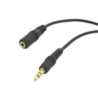 Valley Enterprises 50' 3.5mm Male to 3.5mm Female Gold Stereo Audio Cable