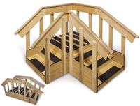 ADA Convertible Space-Saver Staircase, Model 1580