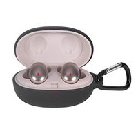 for 1more Bluetooth Wireless Charging Box Silicone Scratch Protection Holster (Black)