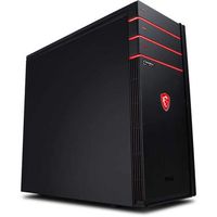 MSI Codex XE Plus 9SI-294US Intel Core i7-9700K/ 16GB DDR4/ 512GB SSD/GTX 1660Ti Aero ITX 6GB/ Windows 10 Home Desktop PC (Black-Red)