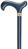 Ladies Derby Cane High Gloss Metallic Teal  -Affordable Gift! Item #DHAR-9782000