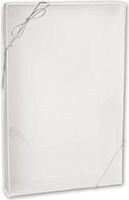 Bows - Silver Pre-Tied Stretch Loop Bows, 16" Loop (1000 per box) - BOWS-253-16-7