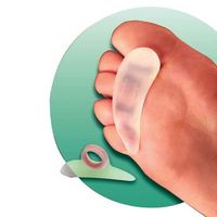 Silipos Gel Toe Crest - Left, Small, Pack of 3