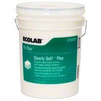 ECOLAB Tri-Star Clearly Soft Plus Premium Liquid Fabric Softener- 5 gallon