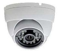 COP Security CIR-BA44FB 3-Axis IR Color CCD Dome Camera, White, 1/3" 760H Super Sensitivity CCD, 550 TV Lines Resolution, 3.6mm Board lens, 15M IR Distance, NTSC/PAL Signal System