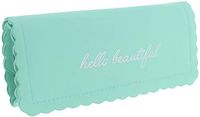 Capelli New York Scalloped PU Jewelry Roll Mint One Size