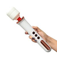 10 Speeds Cordless Powerful Handheld Wand Massager with Strong Vibration, Personal Therapy Body Neck Shoulder Back Massager for Sports Recovery, Muscle Aches, Body Pain
