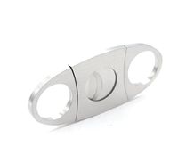 Stainless Steel Cigar Cutter,Cigar Guillotine,Double Blade