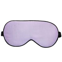 moonsix Mulberry Silk Eye Mask Blindfold Eyeshade Super Smooth Sleeping Mask for Travel,Nap,Meditation with Adjustable Strap,Light Purple