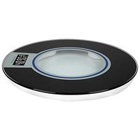 ViaGasaFamido Body Weight Scale Round Digital Weighing Bathroom Scales Backlight Display Health Body Electronic Scale