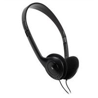 Economical Stereo Headphones With Adjustable Band, 4 Foot Cord