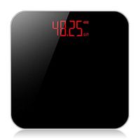 Qi Peng General Purpose Electronic Scales - Charging Electronic Scale Home Accurate Weight Scale Adult Scale Female Dormitory Small Human Body Weight Weighing Scale -\# (Color : Black)