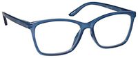 The Reading Glasses Company Bright Blue Readers Large Designer Style Mens Spring Hinges R51-3 +1.25