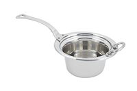 Bon Chef 5250HLSS Casserole, Plain on the Rim with Long Handles, Stainless Steel