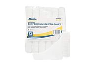 DUKAL 8519 Basic Care Conforming Stretch Gauze Bandage, 4", Non-Sterile