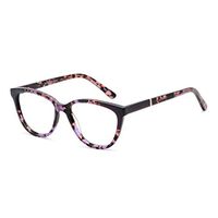 OCCI CHIARI Progressive Multifocus Men Reading Glasses Blue Light Blocking Computer Reader(Purple Tortoise,+100)