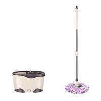HXF- Rotating mop Hand-free mop bucket Lazy artifact Automatic drying dehydration mop Household with mop Lightweight