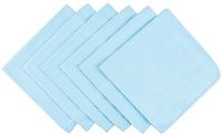 Microfiber Lint Free Rags Glass Window Cleaning Cloths Scratch Free Polishing Cloths for Glassware Dishes Car Stainless Steel Appliances Mirrors Screens Camera Lenses etc 16Inch x 16Inch 6 Pack Blue
