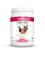 Vega Protein & Greens Berry (18 Servings, 18.4 Ounce) - Plant Based Protein Powder, Keto-Friendly, Gluten Free, Non Dairy, Vegan, Non Soy, Non GMO - (Packaging May Vary)