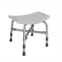 LXFENG Shower Stools - Bathroom Seat, Height Adjustable Bath/Shower Chair with Back Shower Bench Bath Chair for Elderly and Handicap, 226kg Load Capacity (Size : B)