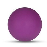 KissDate Massage Lacrosse Ball for Myofascial Release, Foot, Back, Trigger Point Treatment Ball, Muscle Knot, Yoga Therapy (Purple)