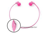 Glimmer Stereo Under Chin Transcription Headset - Pink