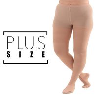 4XL Plus Size Compression Pantyhose, Opaque Graduated Support Hose Stockings - 20-30mmHg Graduated Medical Compression, Closed Toe – Absolute Support Brand, A204BE7 (Beige, XXXX-Large)