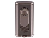 Xikar 554G2 Verano Flat Flam High Performance Jet Lighter - Gun Metal Gray
