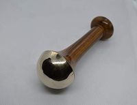 Bronze Face and Foot Massager - Ayurvedic Benefits for Detoxification and Deep Relaxation (Natural, Small)