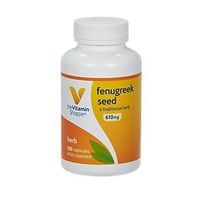 The Vitamin Shoppe Fenugreek Seed 610MG, Supports Blood Sugar Already Within The Normal Range (100 Capsules)